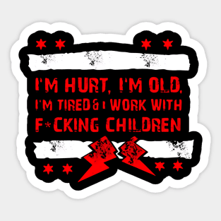Old Man CM Punk Design Sticker